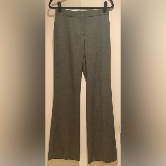 NWT BCBGMAXAZRIA Slim Flare Wool Blend Dress Pants - Picture 3 of 16